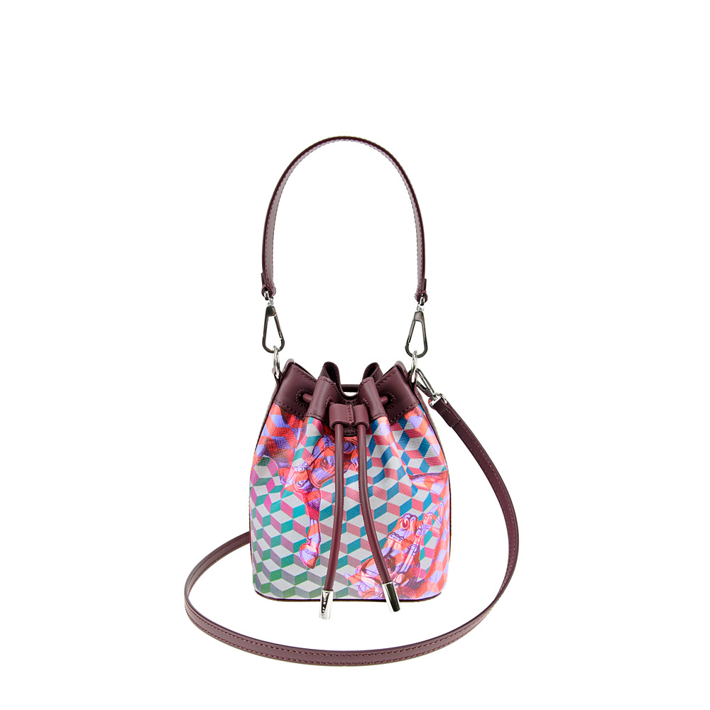 MICRO BUCKET BAG Cheval - Loup Noir