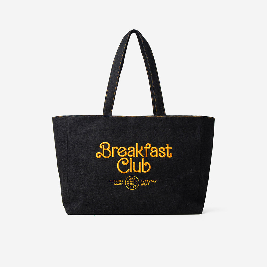 THE BREAKFAST CLUB TOTE (DENIM EDITION) - Christy Ng