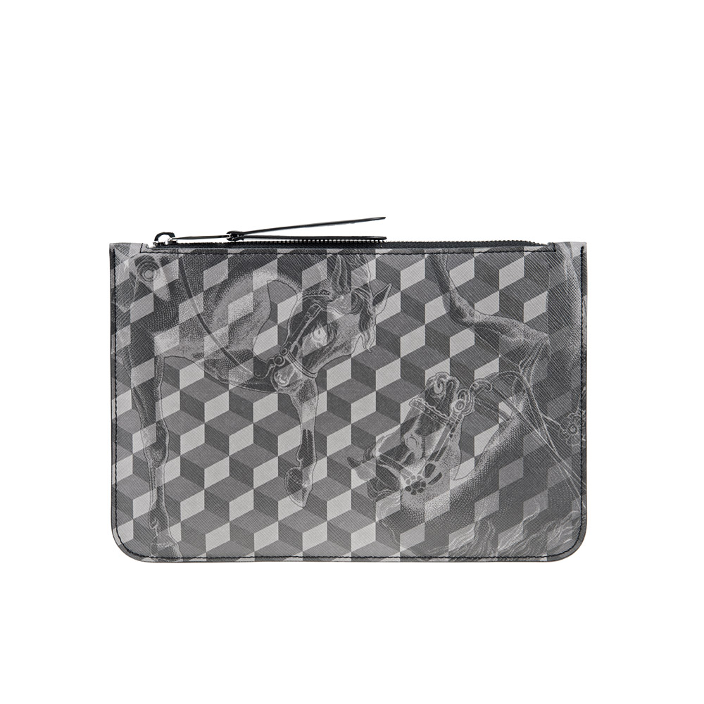 ZIP POUCH Cheval - Loup Noir