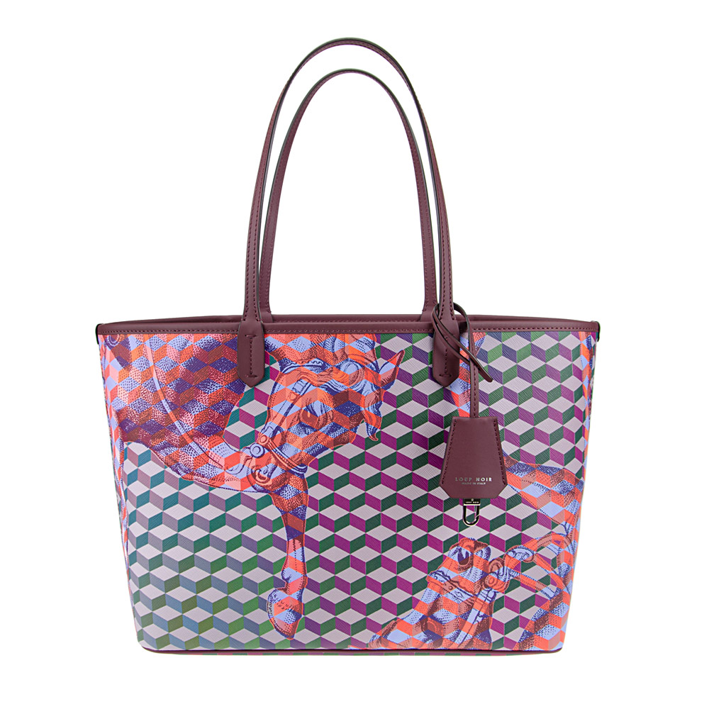 SHOPPER SMALL Cheval - Loup Noir