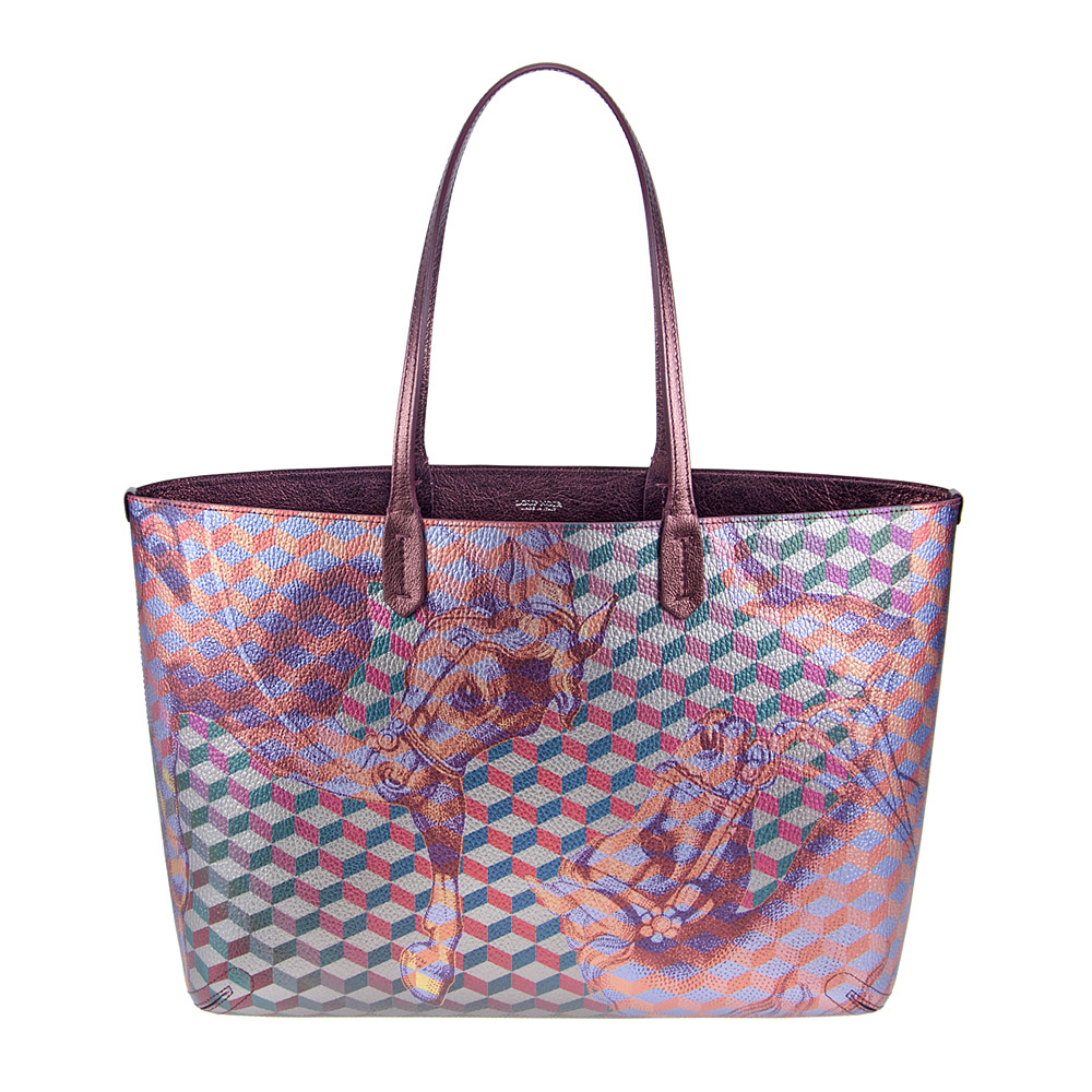 Leather-lined Shopper - Loup Noir